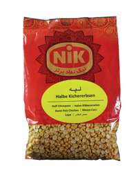 14005- Halbe Kichererbsen NIK (400g x 18)- لپه