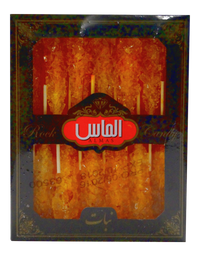 28003- Gelber Kandis Chubi Almas (200g x 16)- نبات زعفرانی چوبی